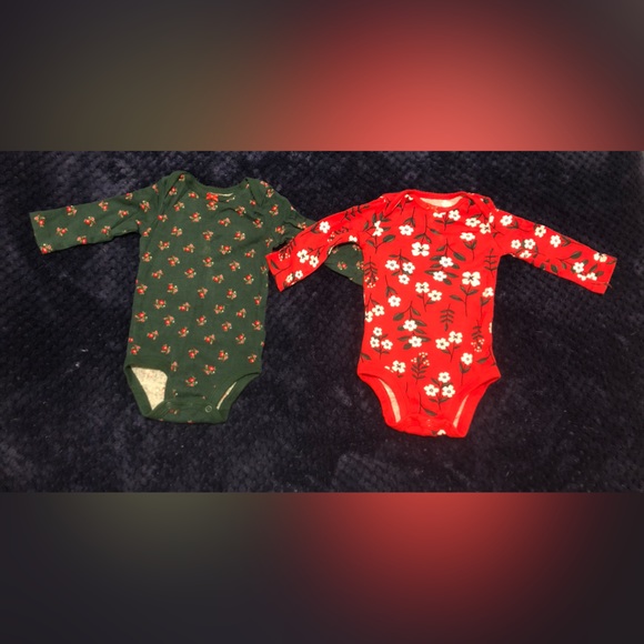 Carter’s pack long sleeve onesie - Picture 1 of 6